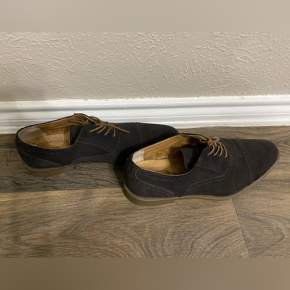 Calvin Klein dark brown suede shoe US Men size 11